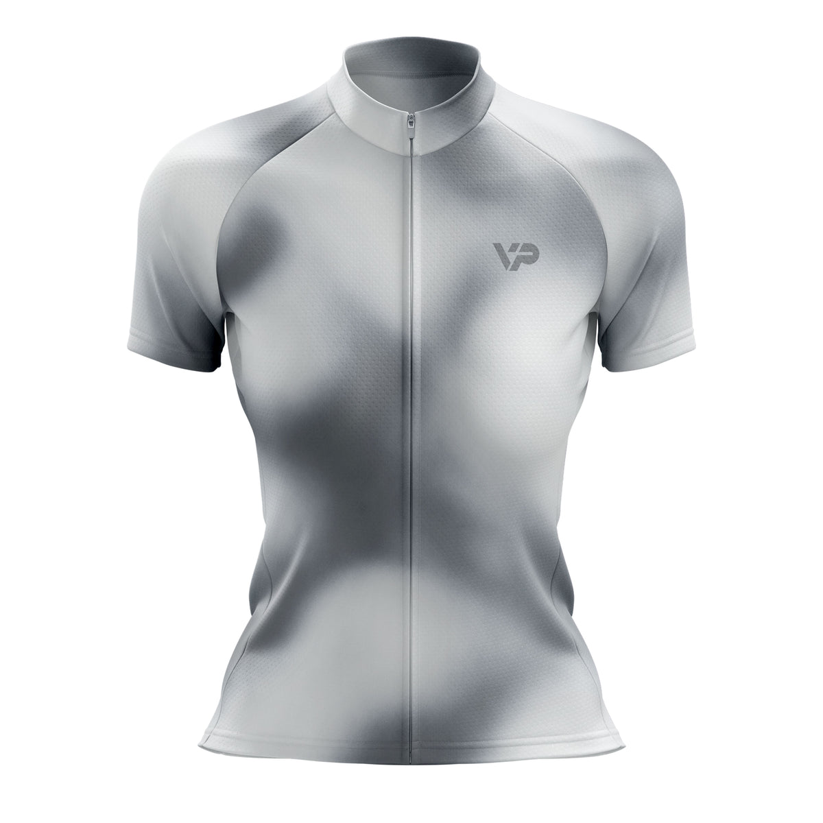 Women's Grey Gradient Cycling Jersey