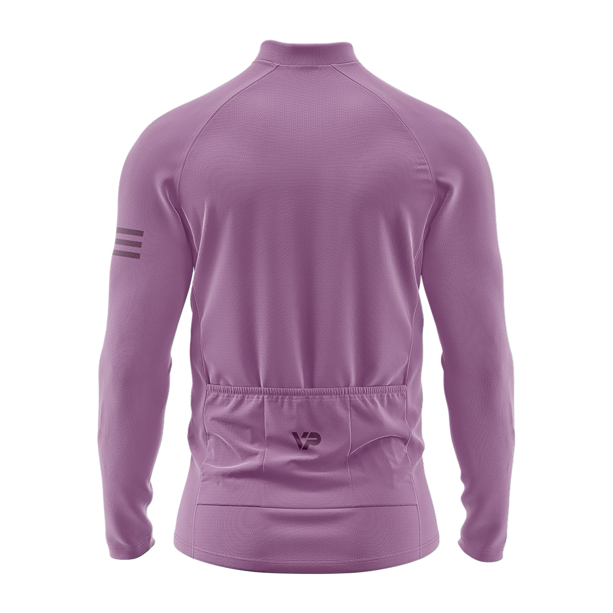 Vintage Mauve Long Sleeve Cycling Jersey