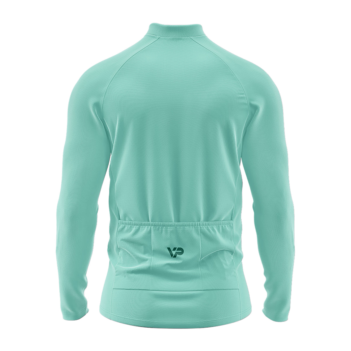 Schwarzes Langarm -Radsporttrikot