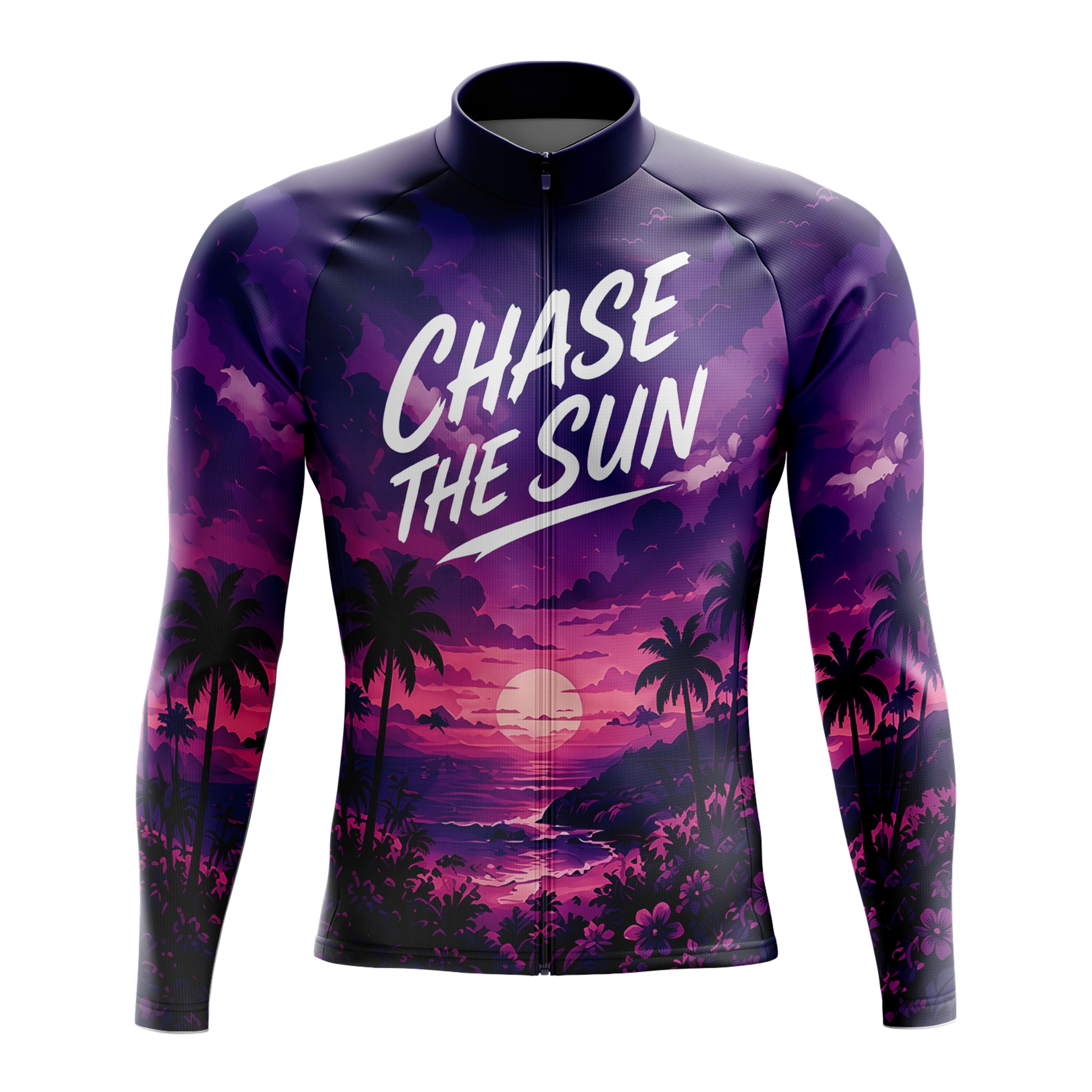 Chase The Sun Long Sleeve Cycling Jersey