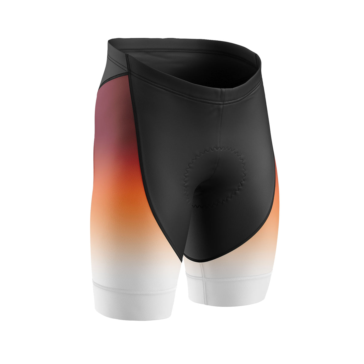 Women's Orange Gradient Cycling Kit