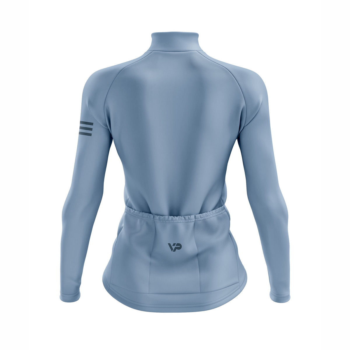 Orange -Gradient Langarm -Radsport -Trikot
