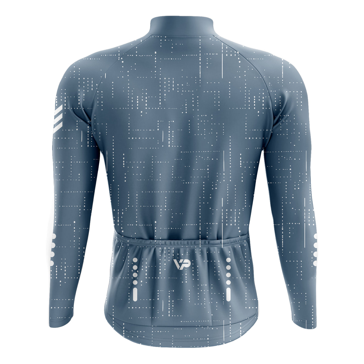 Pure Slate Long Sleeve Cycling Jersey