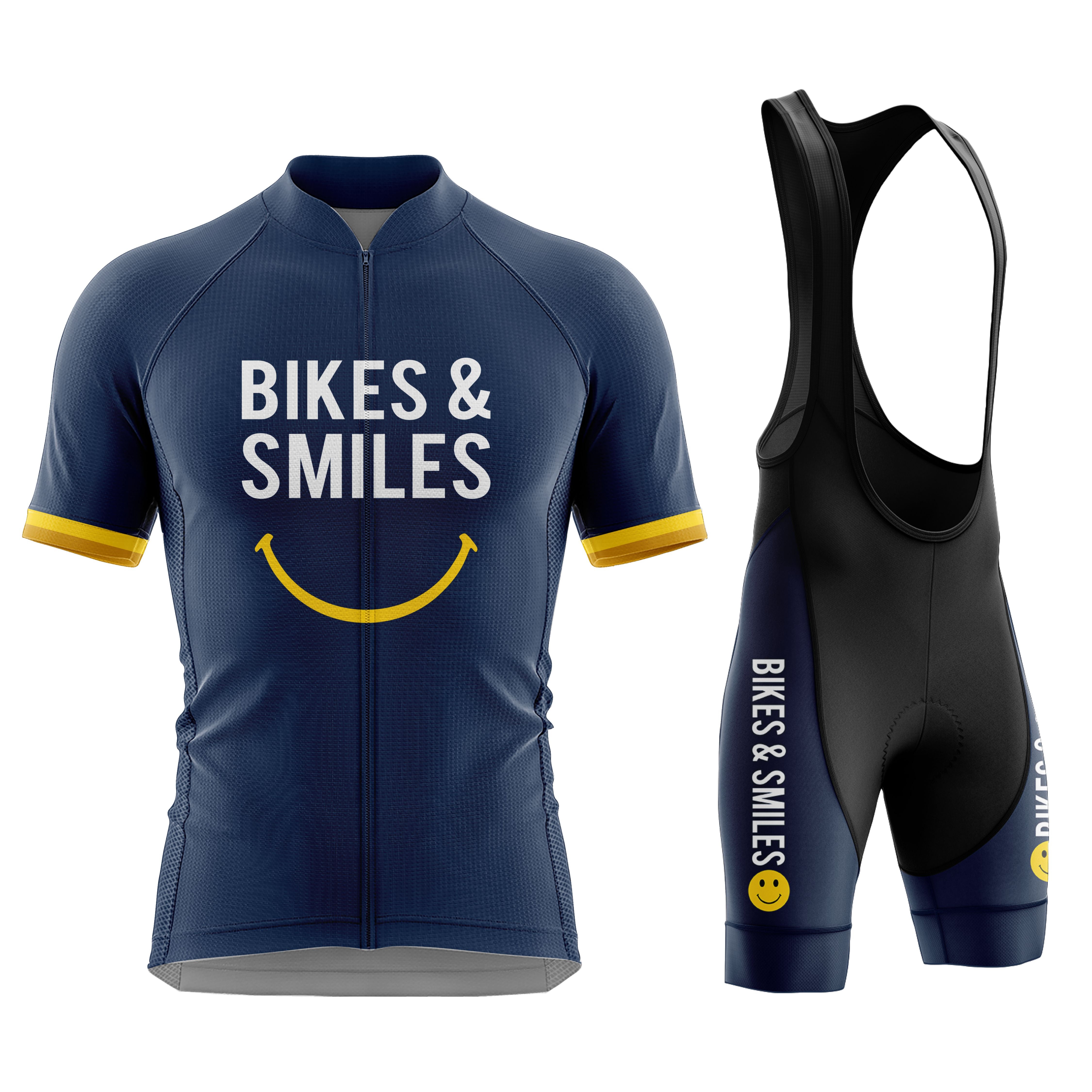 Blue Rides & Smiles Cycling Kit