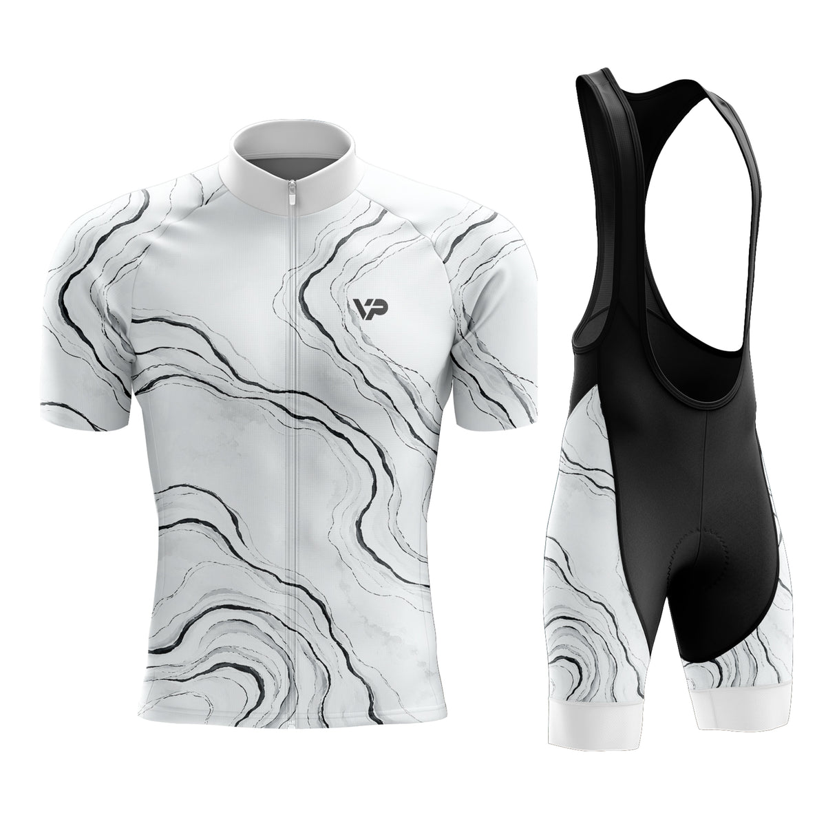 White Waves Cycling Kit