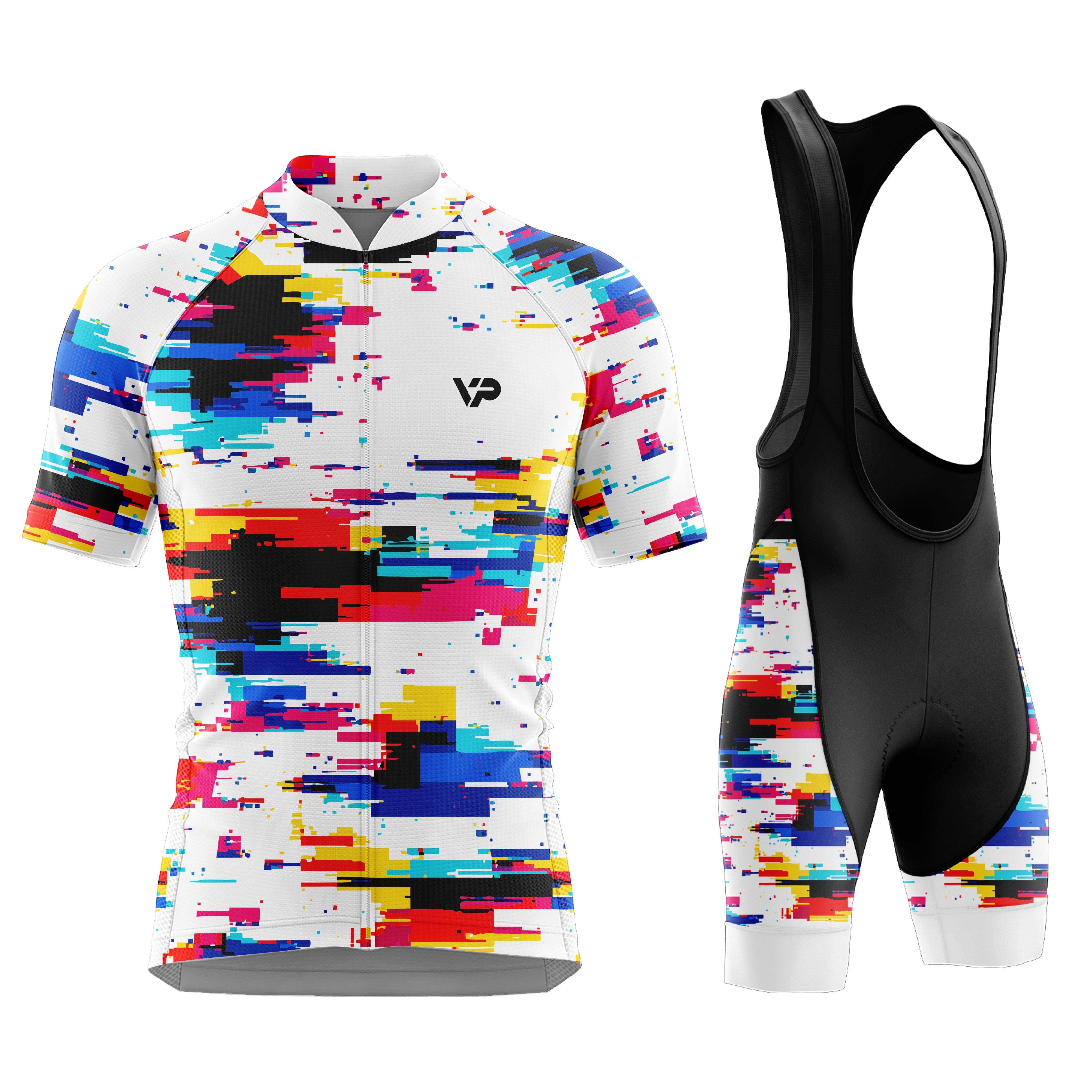 White Pixel Cycling Kit