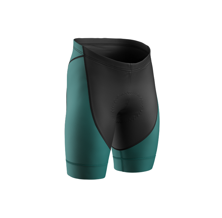 Women's Dark Green Lines Cycling Kit