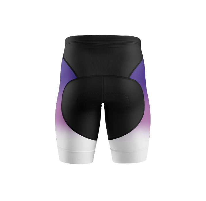 Women's Purple Gradient Cycling Shorts
