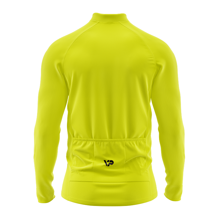 Hi Viz Long Sleeve Cycling Jersey