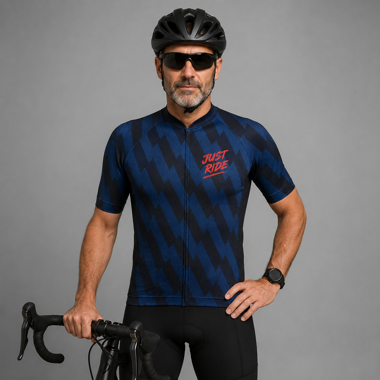 Blue Just Ride Cycling Kit