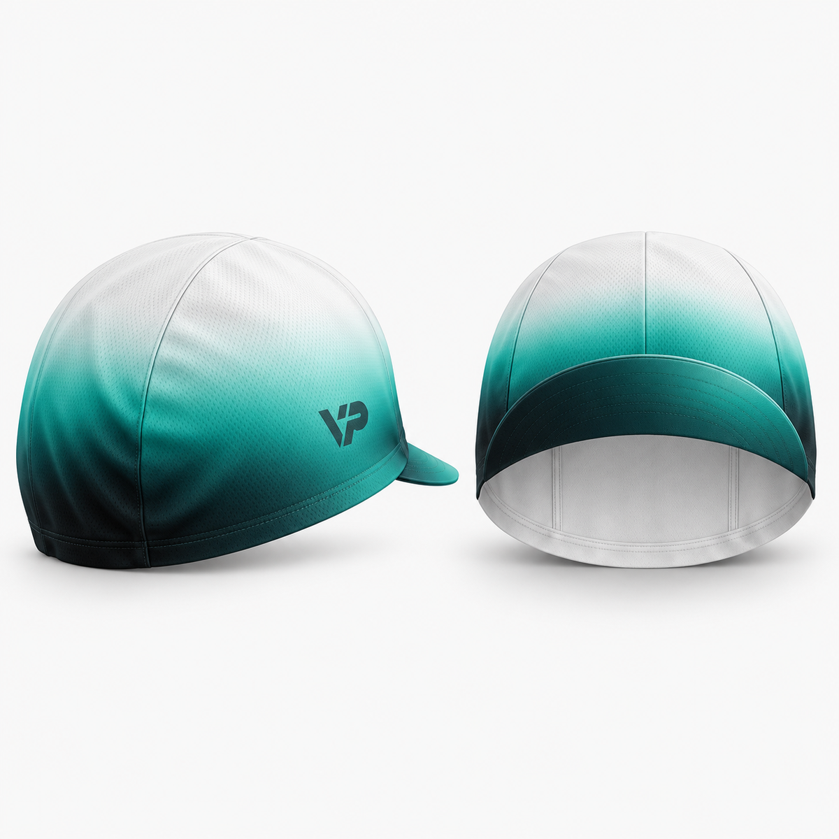 Cycling Cap Quick Dry - Turquoise Gradient