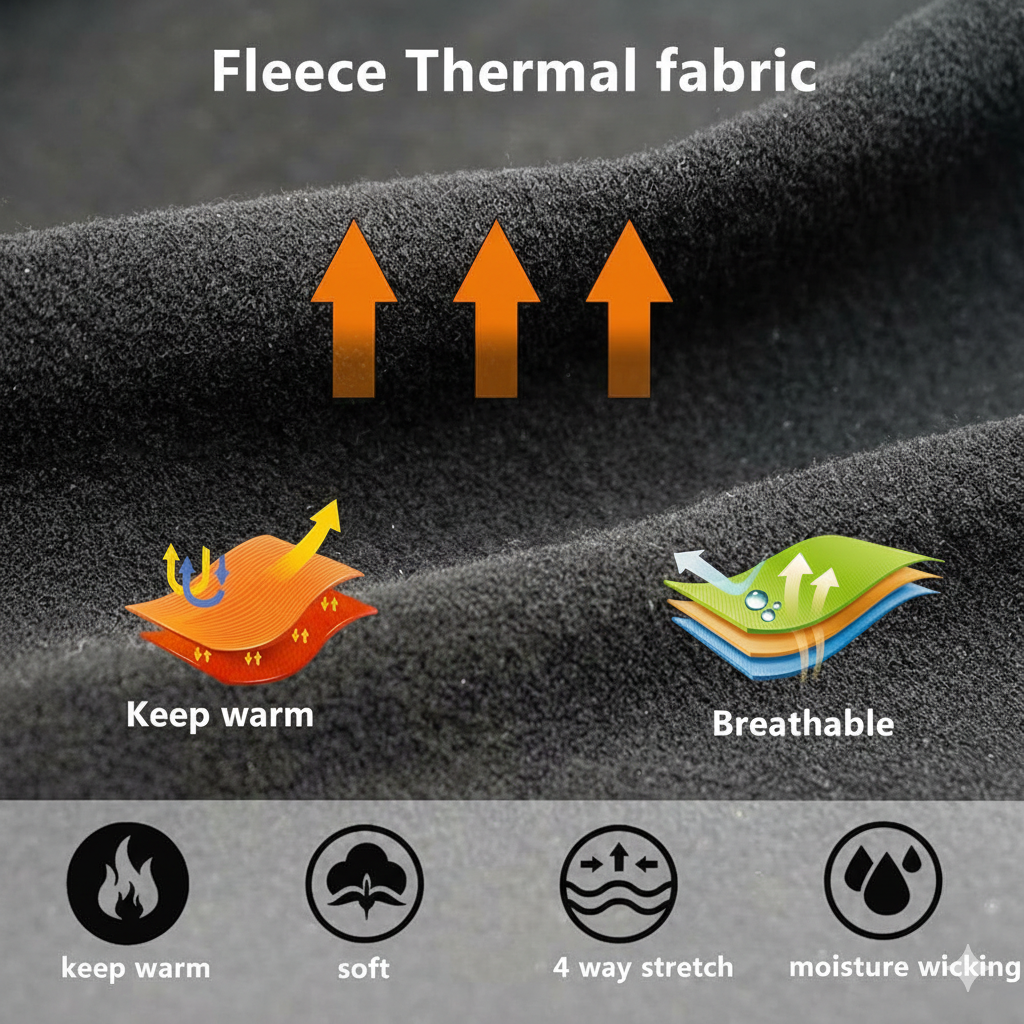 Yellow Gradient Winter Cycling Jacket Thermo Fleece