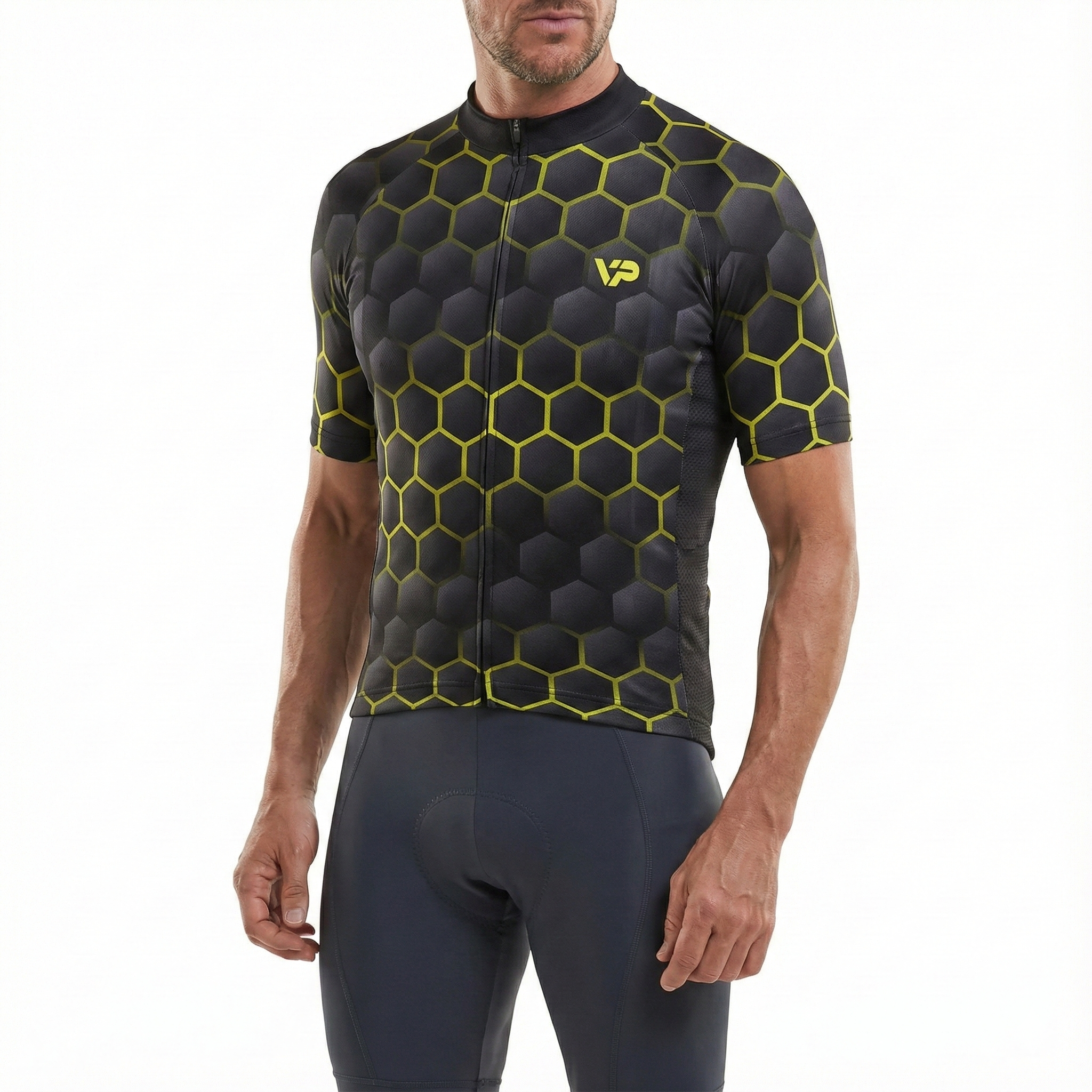 Hexagon Cycling Kit - Yellow