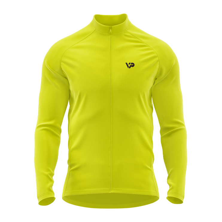 Hi Viz Long Sleeve Cycling Jersey
