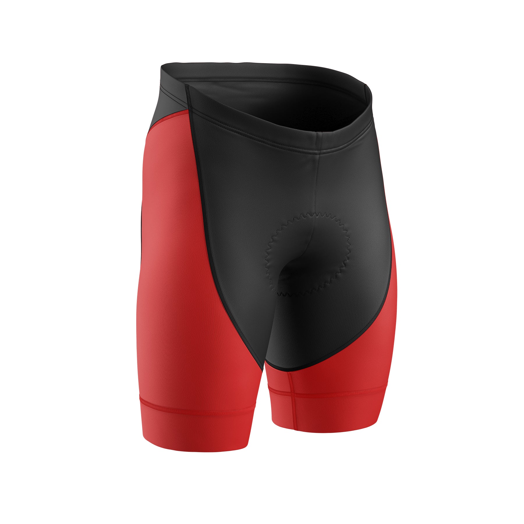 Red Gel Padded Cycling Shorts
