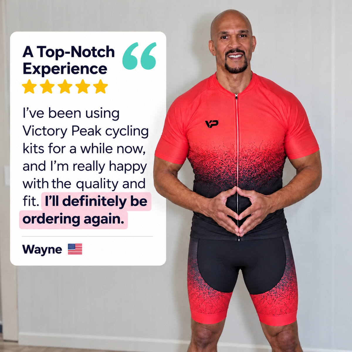 Red Gradient Cycling Kit