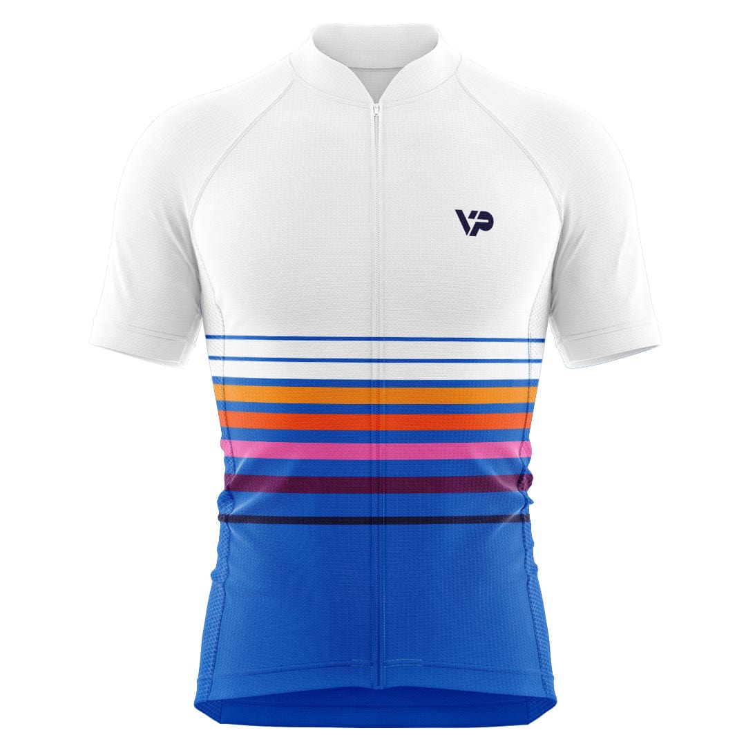 White Cycling Jersey VP17