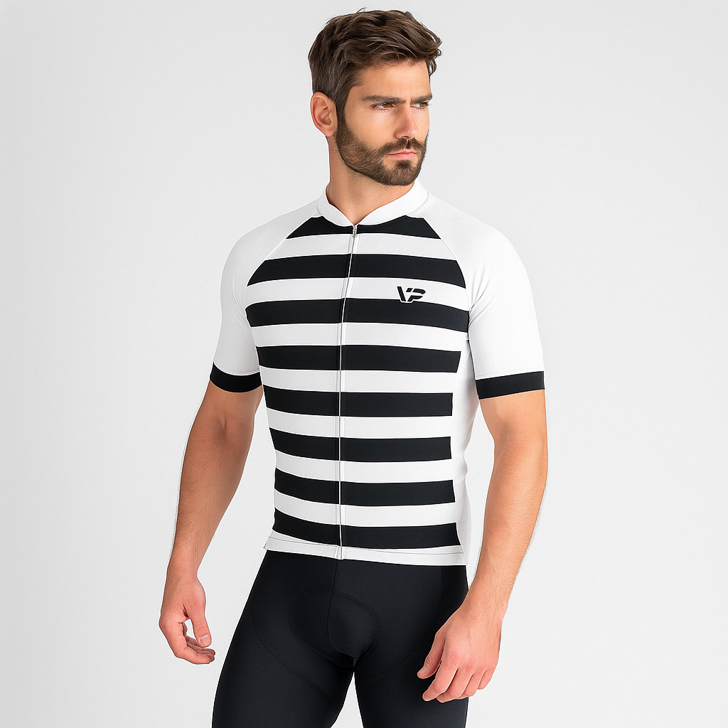 White Stripes Cycling kit