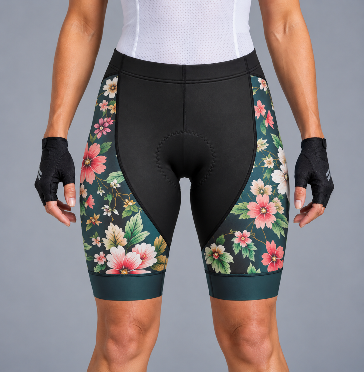 Women's Khaki Garden Cycling Shorts