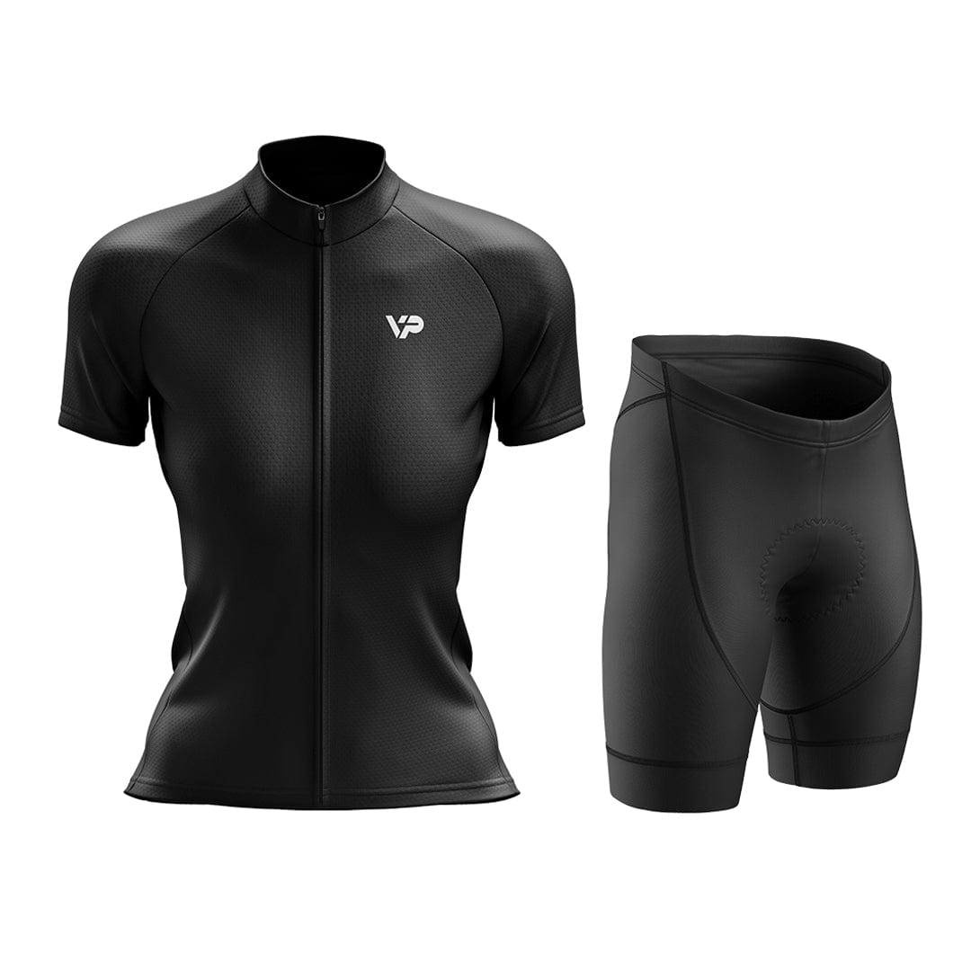 Women's Black Cycling Kit