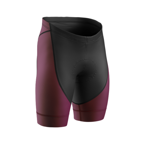 Women's Burgundy Cycling Shorts