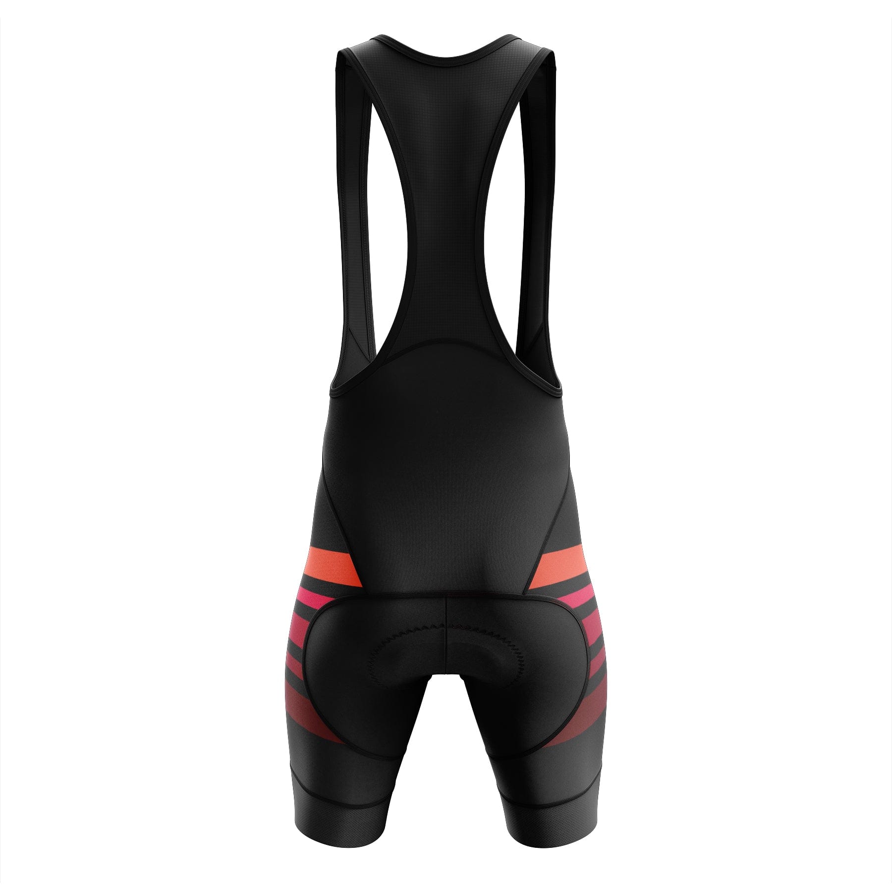 Victory Peak Best Mens Black Cycling Bib Shorts VP2 Red Lines
