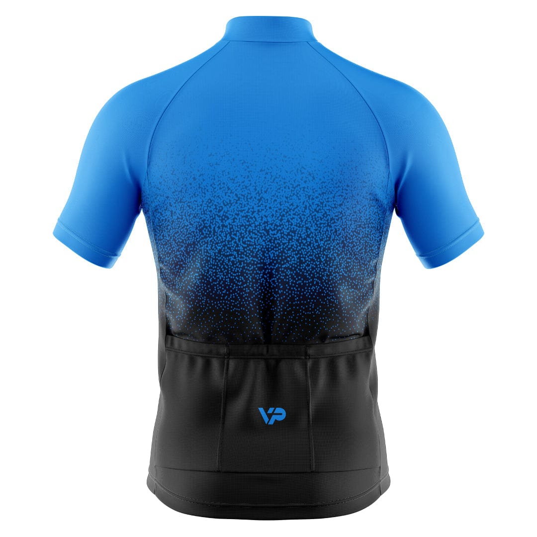 Victory Peak Best Mens Blue Gradient Cycling Kit