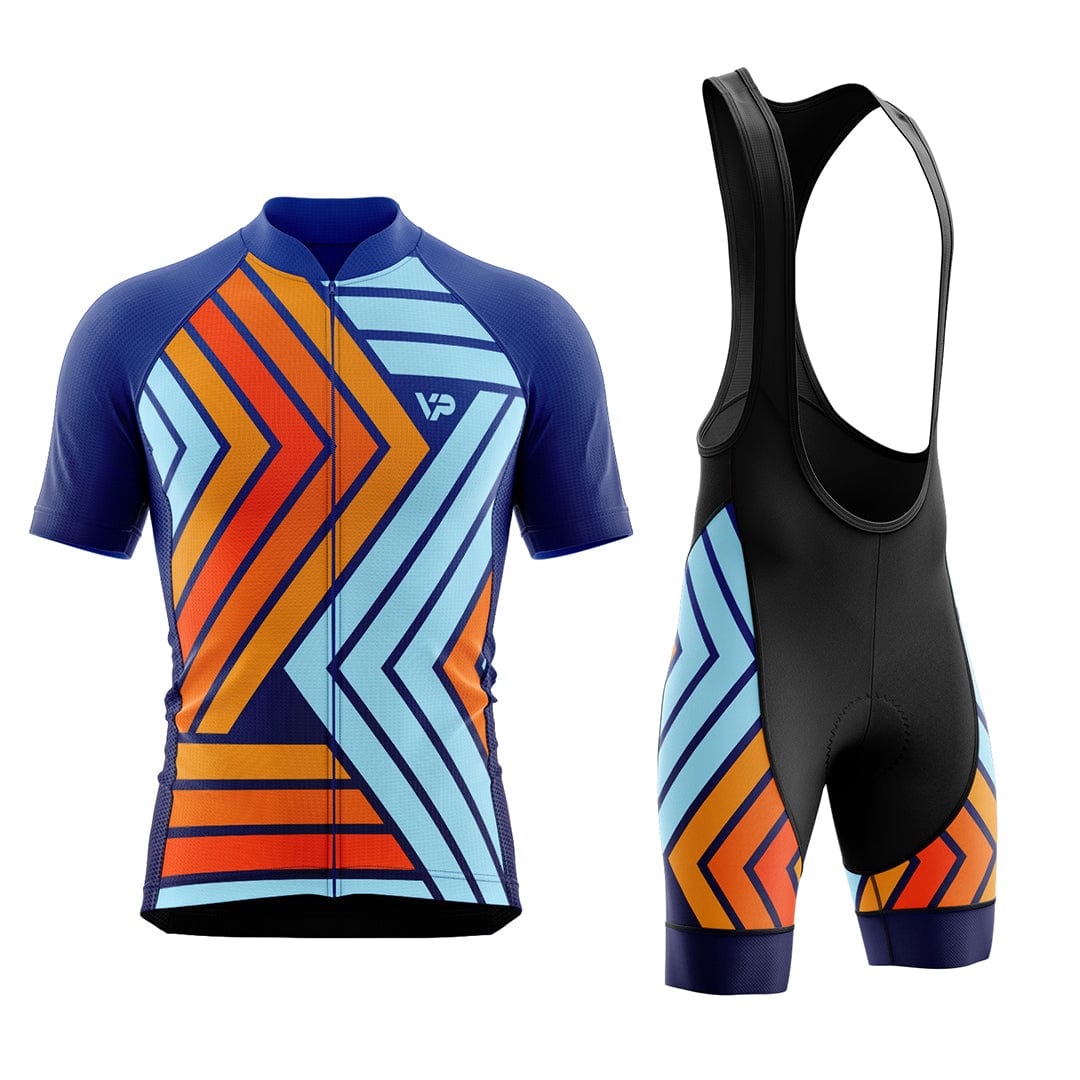 Blue Orange Cycling Kit VP5 Victory Peak Cycling