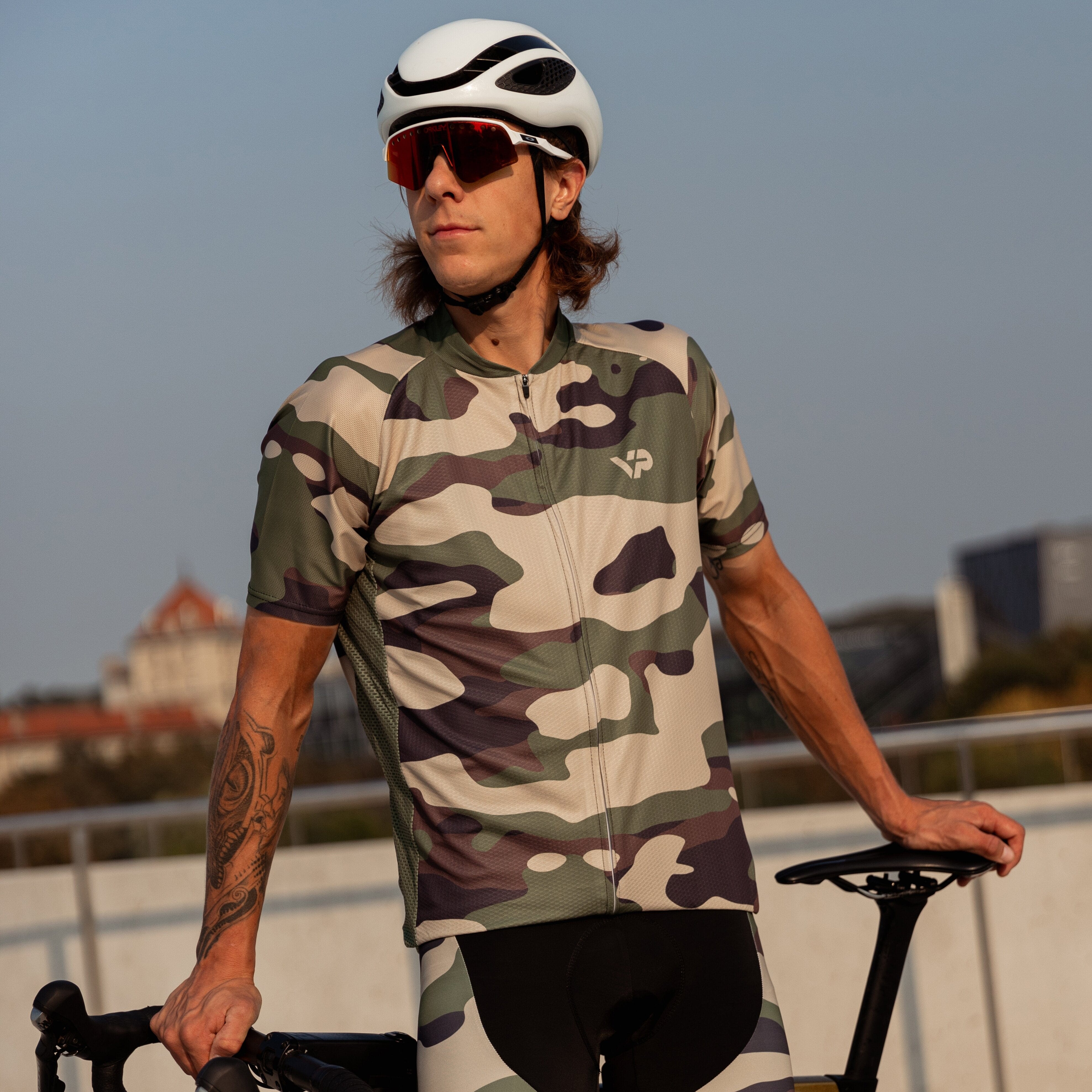 Victory Peak Best Mens Camouflage Cycling Jersey