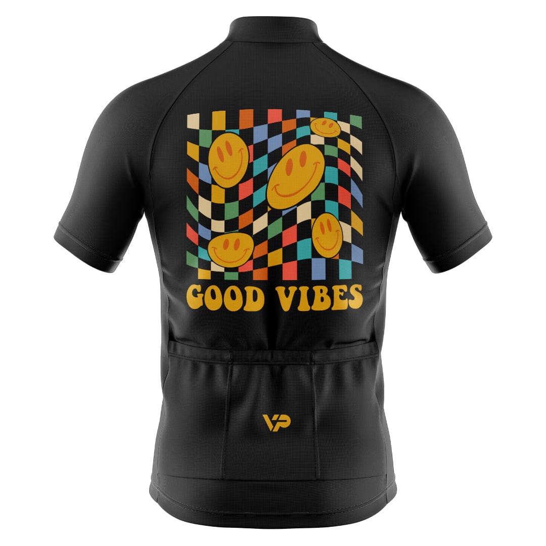 Victory Peak Best Mens Good Vibes Cycling Jersey