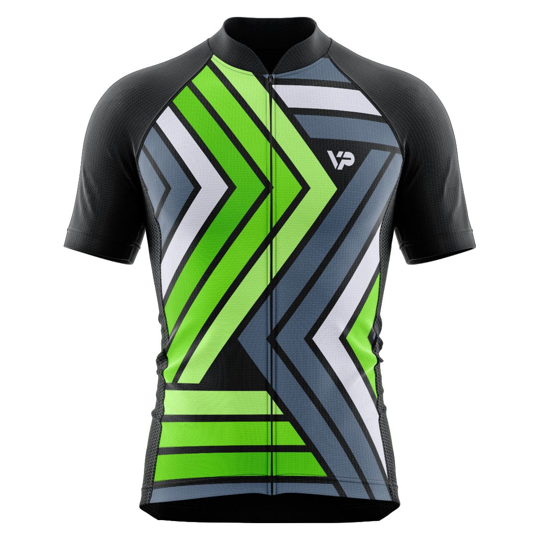 Victory Peak Best Mens Green Blue Cycling Kit VP5