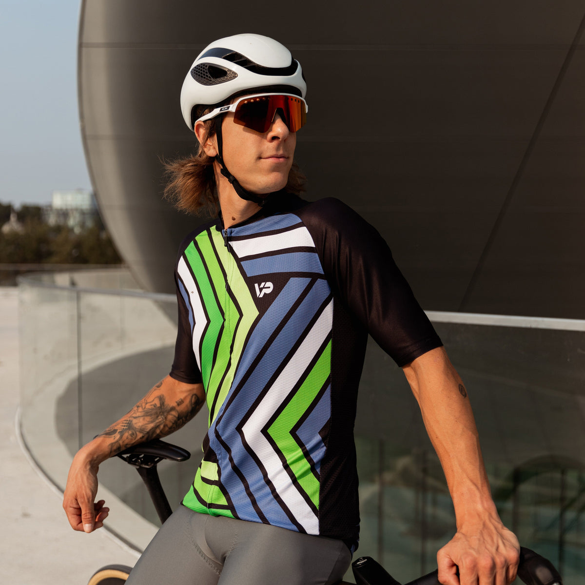 Green Blue Cycling Kit VP5