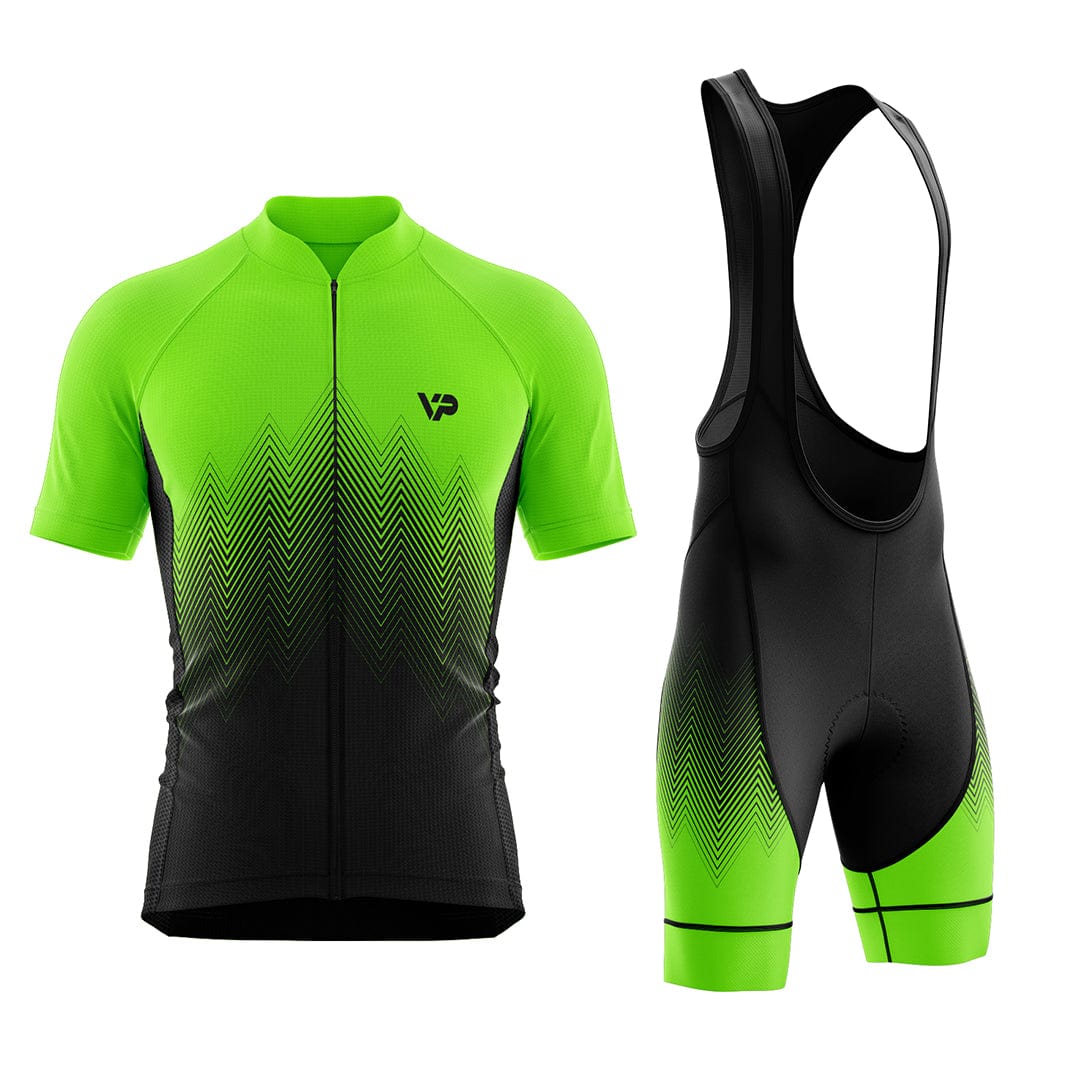Green Cycling Kit VP11 Victory Peak Cycling