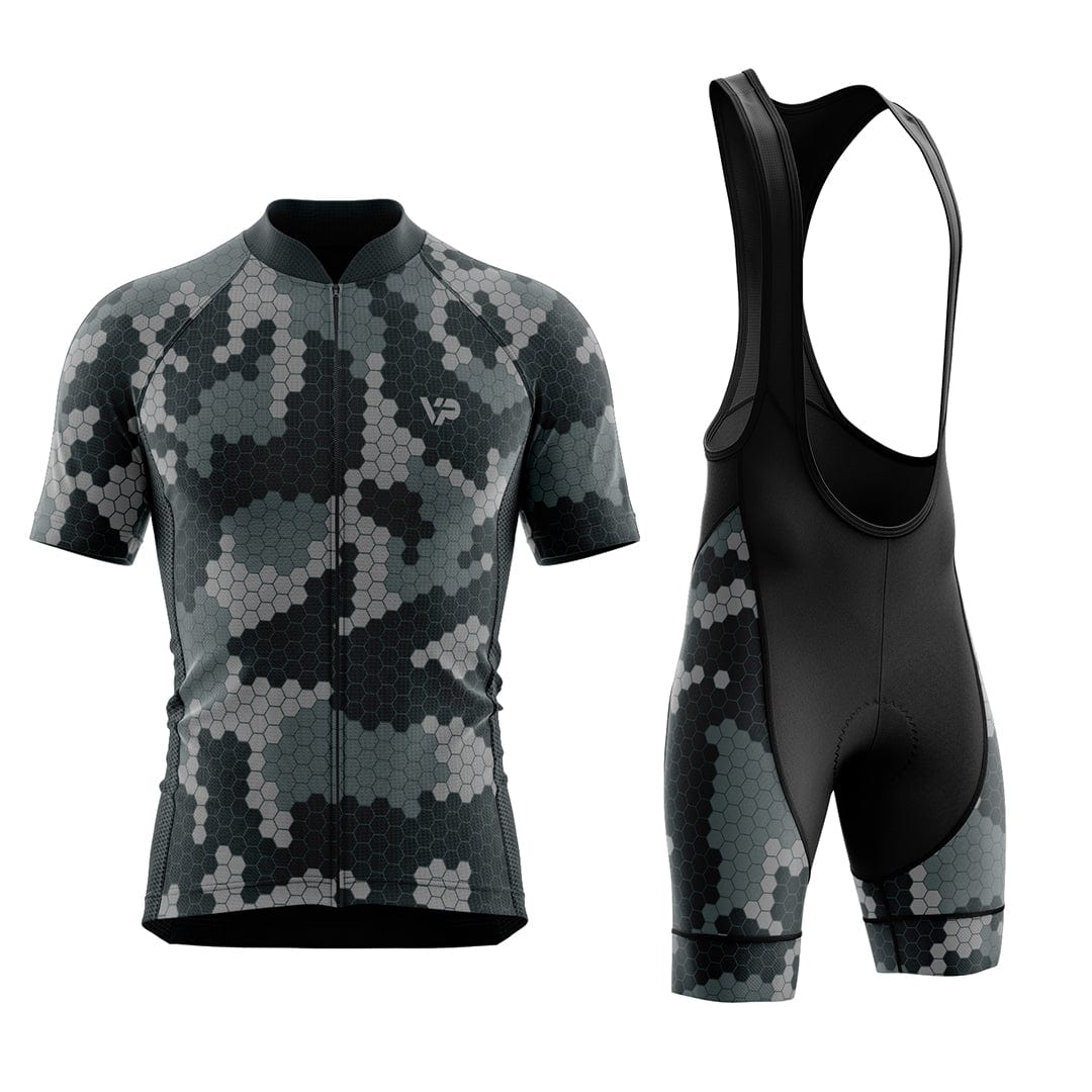 Grey Camouflage Cycling Kit Victory Peak Cycling