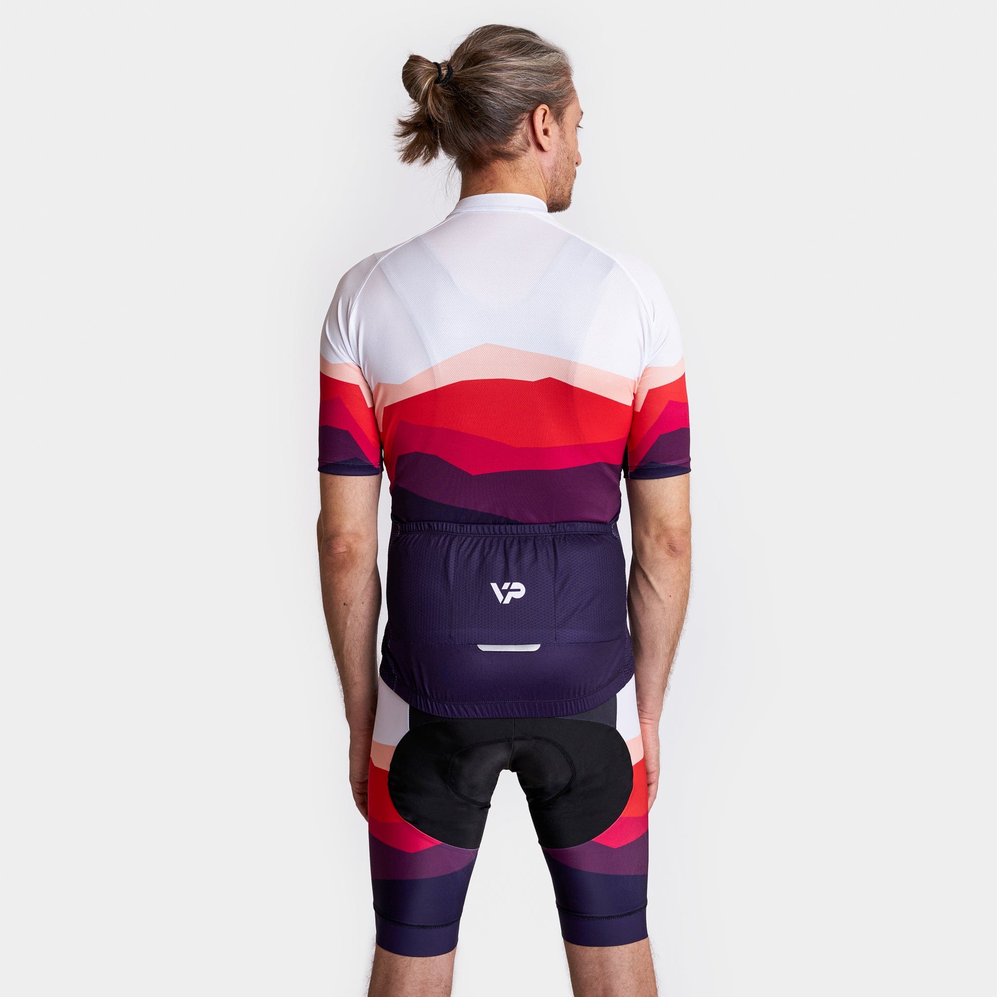 Victory Peak Best Mens Mountains Cycling Kit - Burgundy