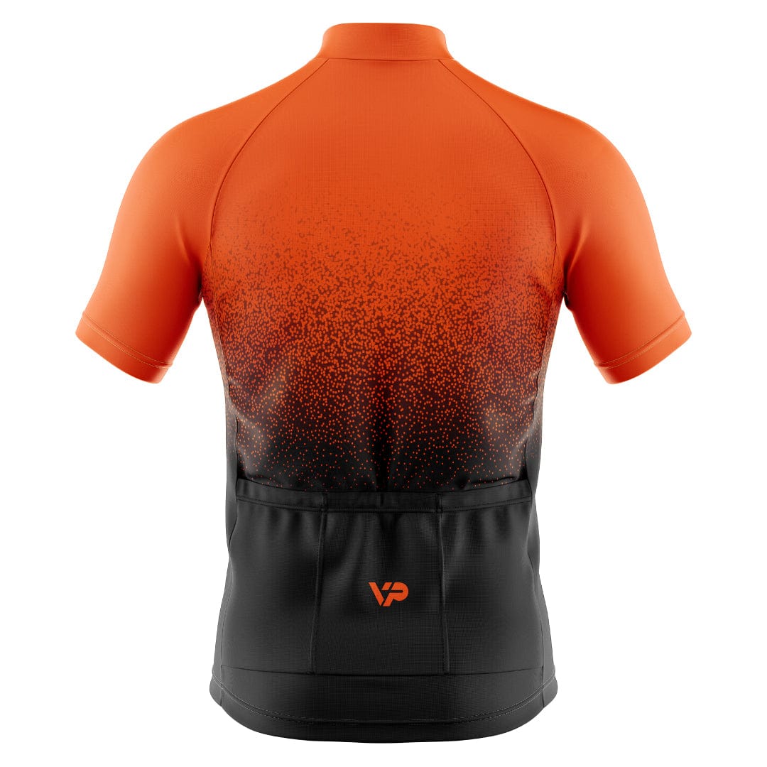Victory Peak Best Mens Orange Gradient Cycling Jersey