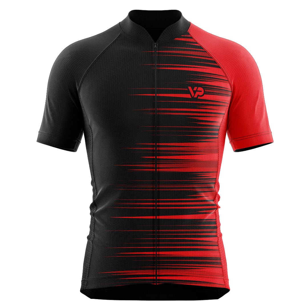 Red Cycling Jersey VP10 Victory Peak Cycling