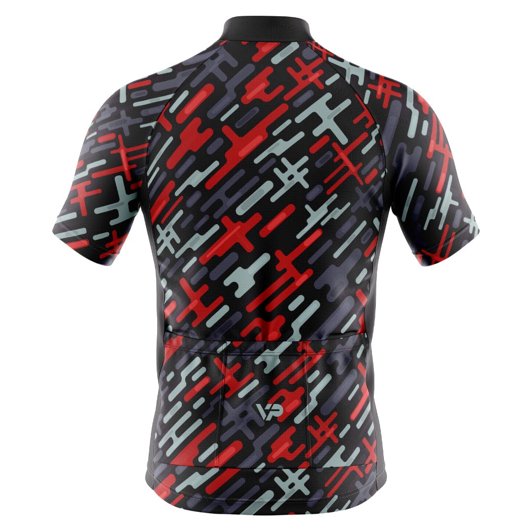 Victory Peak Best Mens Red Pattern Cycling Kit