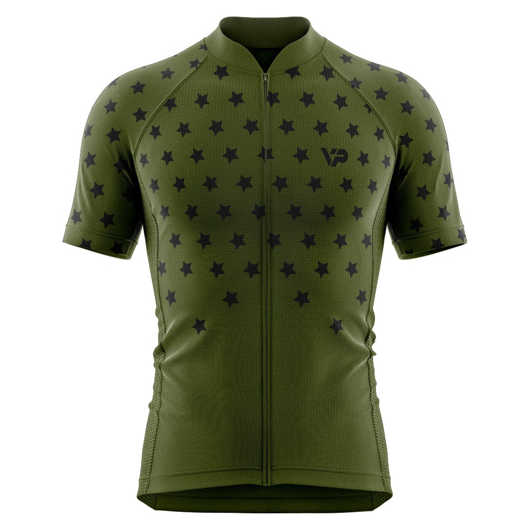Victory Peak Best Mens Stars Cycling Kit VP16 - Khaki