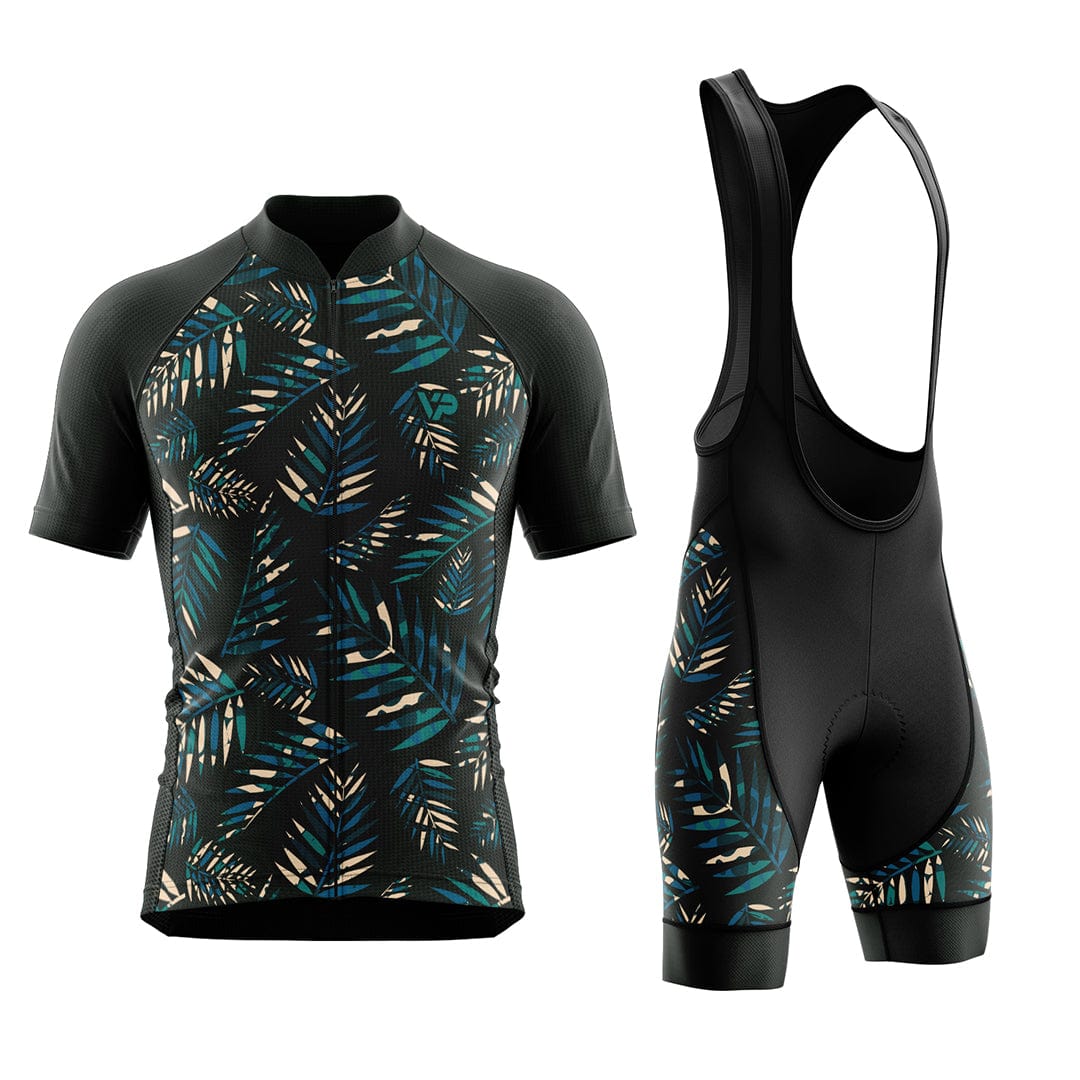 Tropical Leaves Cycling Kit Victory Peak Cycling