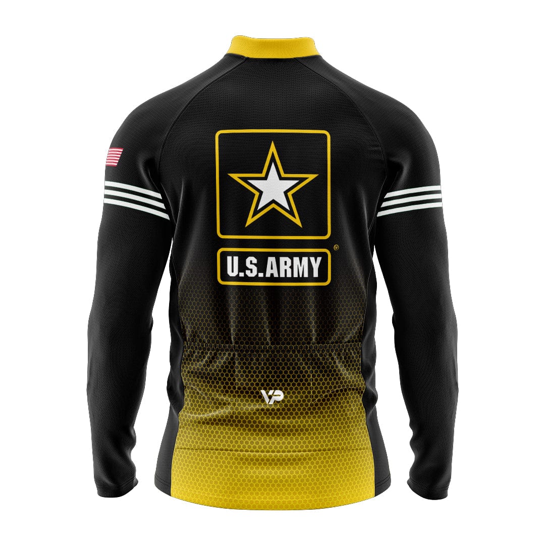 Victory Peak Best Mens USA Army Long Sleeve Cycling Jersey