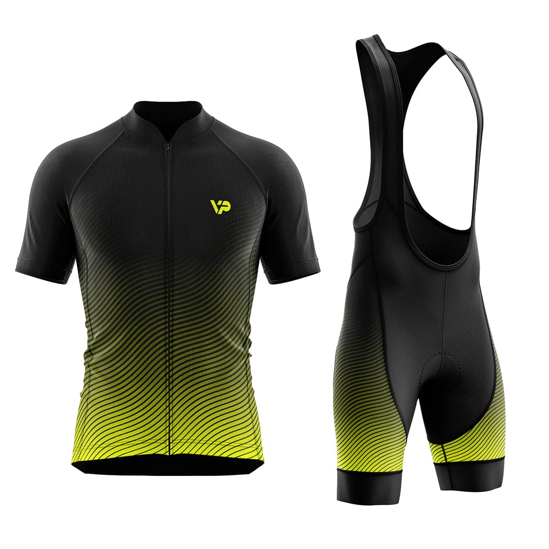 Wave Cycling Kit - Yellow Victory Peak Cycling