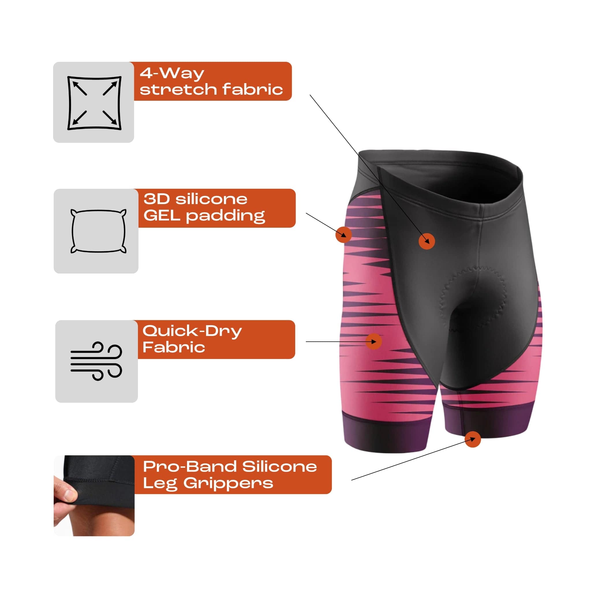 Victory Peak Best Mens Women's Cycling Kit W5