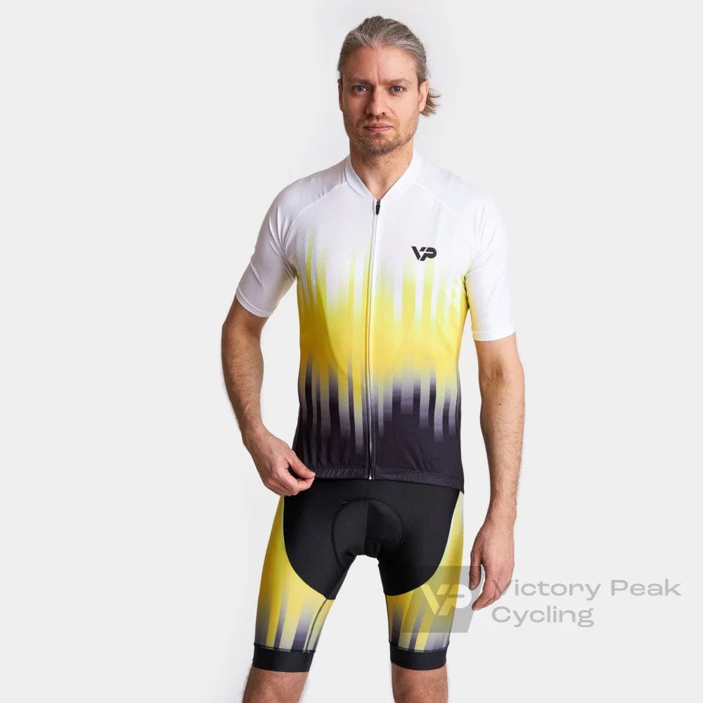 Victory Peak Best Mens Yellow Cycling Kit VP3