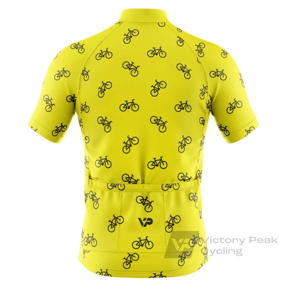 Victory Peak Best Mens Yellow Cycling Kit VP8