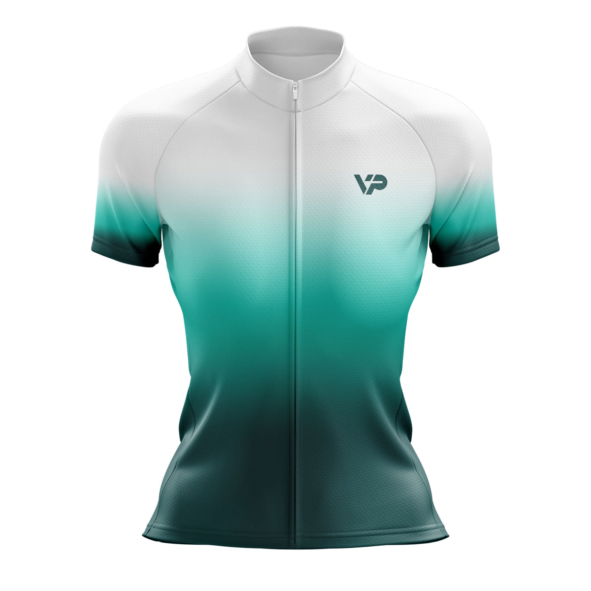 Women's Turquoise Gradient Cycling Kit