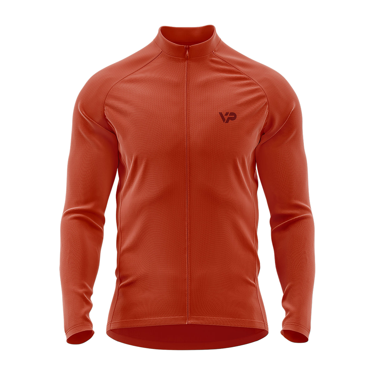Terracotta Long Sleeve Cycling Jersey