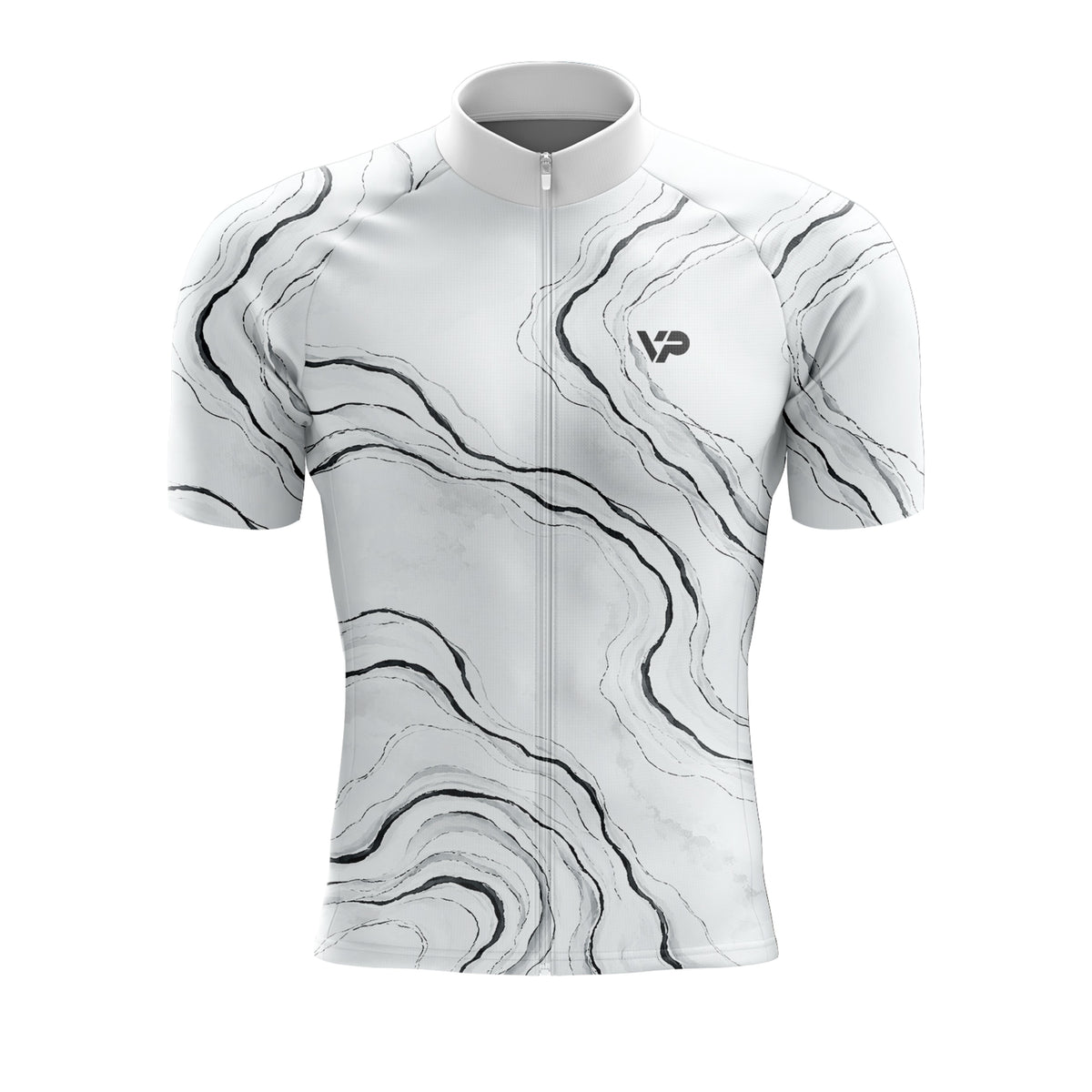 White Waves Cycling Jersey