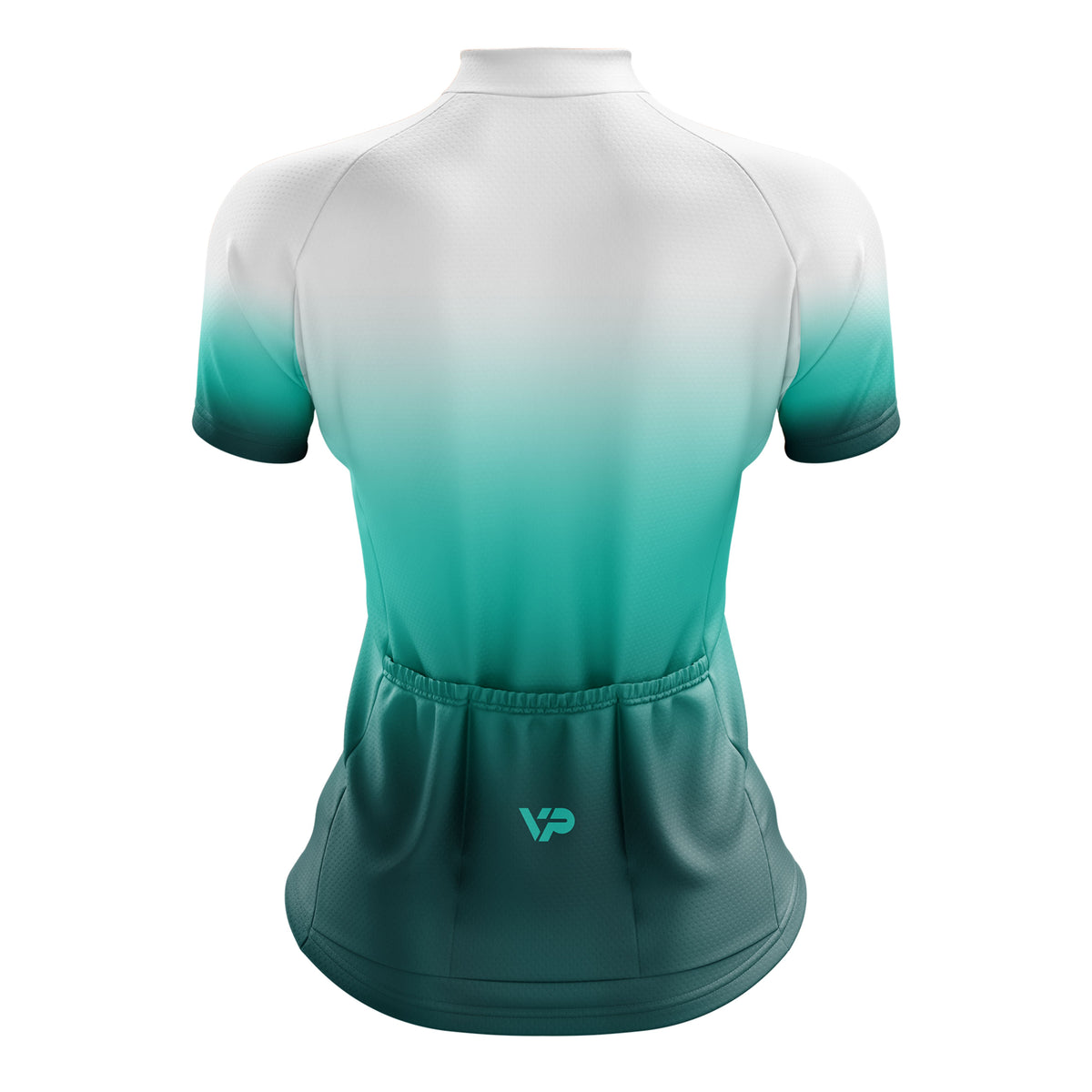Women's Turquoise Gradient Cycling Kit