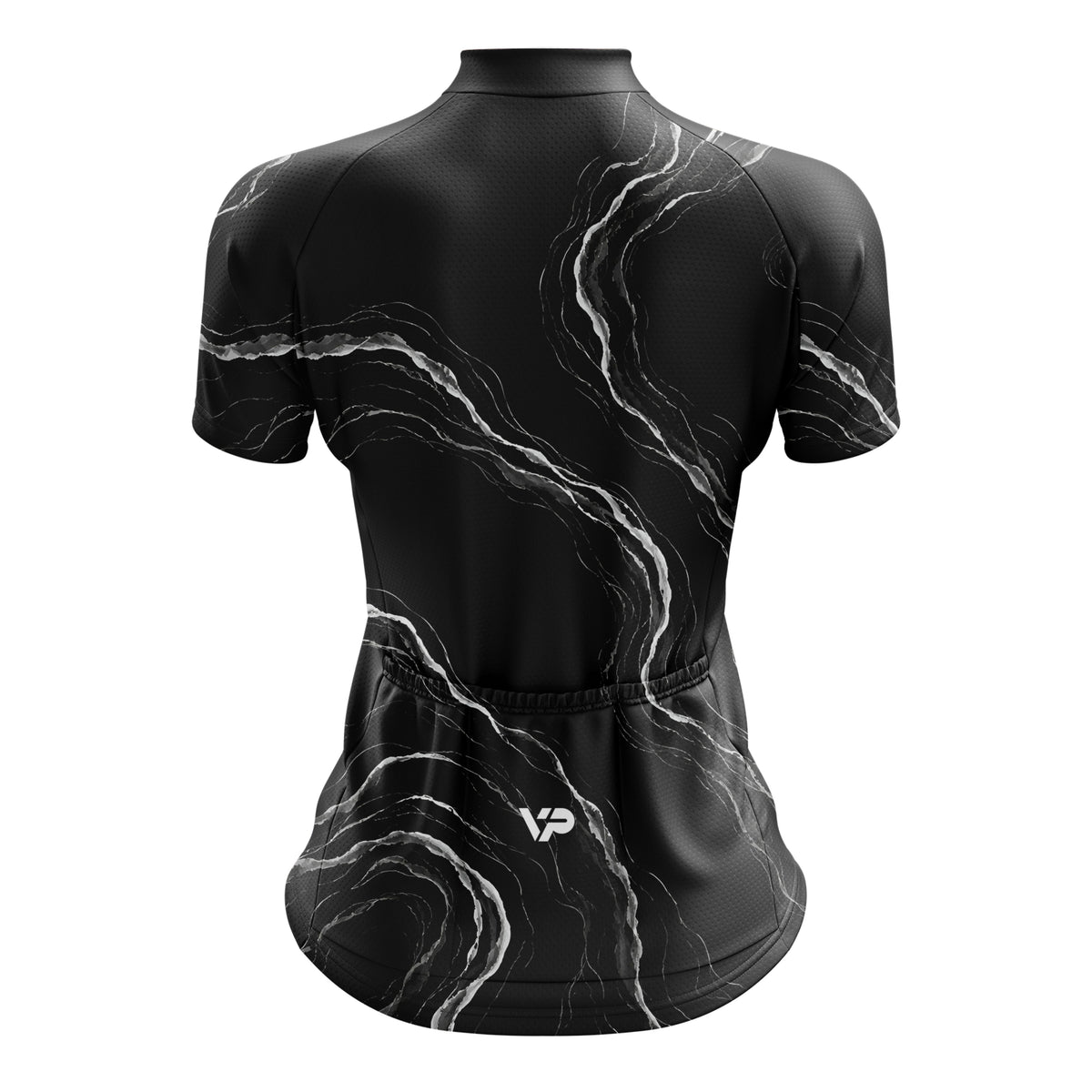 Women's Black WavesCycling Jersey